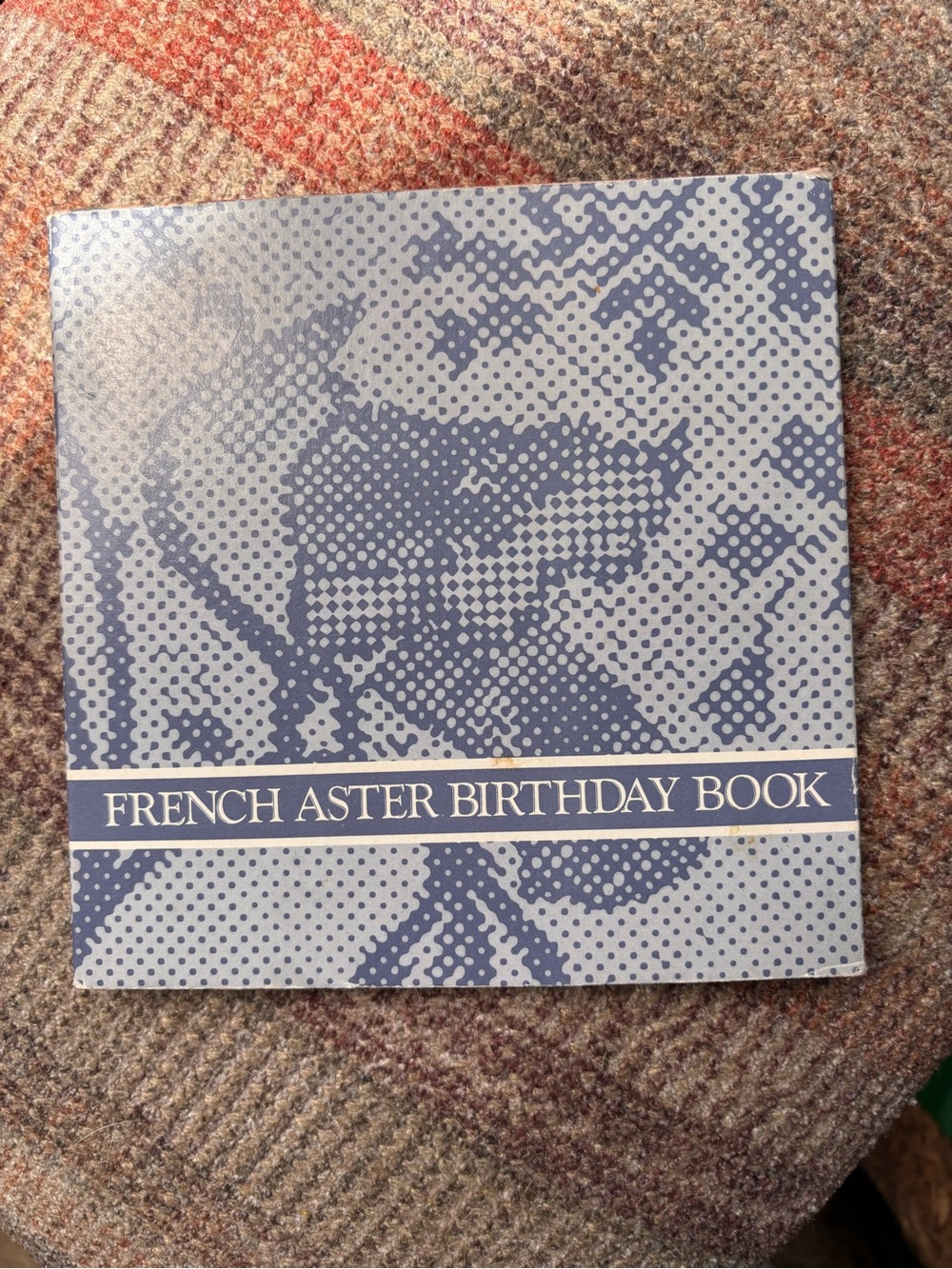 Vintage Avon French Aster Birthday Book